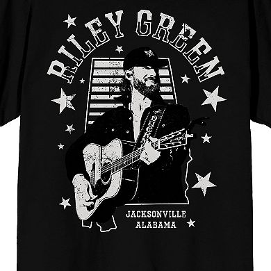 Men's Riley Green Stars Graphic Tee