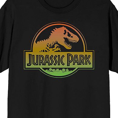 Men's Jurassic Park Gradient Logo Graphic Tee
