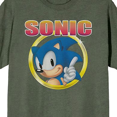 Men's Sonic Hedgehog Graphic Tee