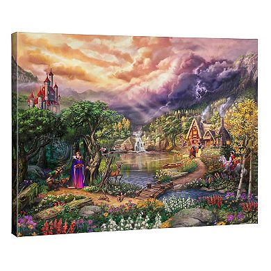 Thomas Kinkade 24" x 30" Disney's The Evil Queen Canvas Wall Art