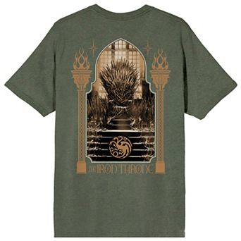Men's House of the Dragon Golden Throne Graphic Tee