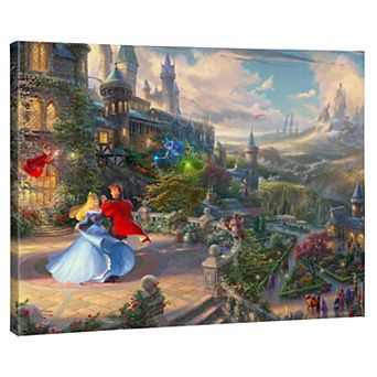 Thomas Kinkade 24" x 30" Disney's Sleeping Beauty Canvas Wall Art