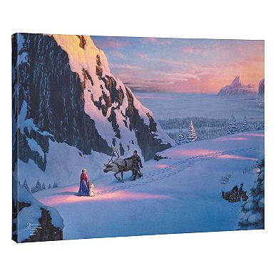Thomas Kinkade 24" x 30" Disney's Frozen Canvas Wall Art