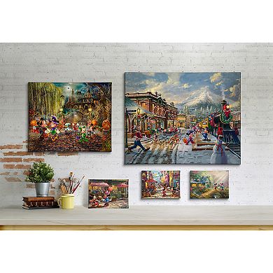 Disney's Mickey Mouse Thomas Kinkade 5-Piece Mickey Volume II Canvas Wall Art Set
