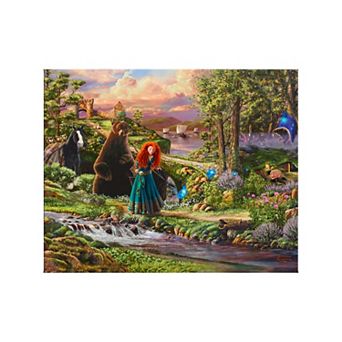 Disney/Pixar's Brave Thomas Kinkade River Scene Canvas Wall Art