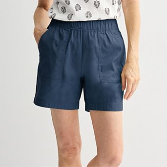 Petite Croft & Barrow® Pull On Twill Shorts