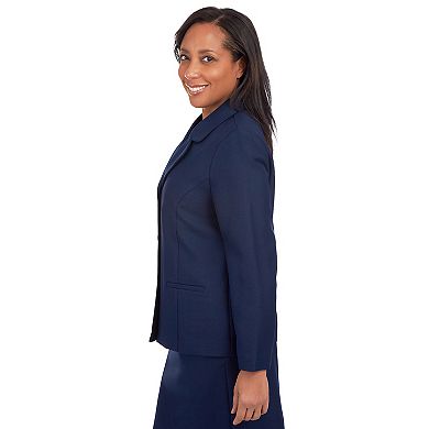 Plus Size Alfred Dunner Basic Lightweight Blazer