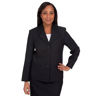 Plus Size Alfred Dunner Basic Lightweight Blazer