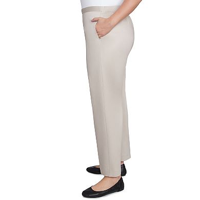 Plus Size Alfred Dunner Sateen Woven Short Length Pants