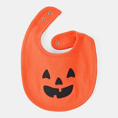 Carter's Halloween Jack-O-Lantern Pumpkin Bib