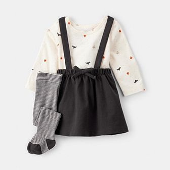 Baby Carter's 3 pc Halloween Tee & Jumper Set