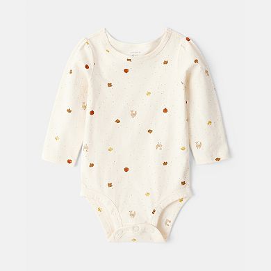 Baby Girl Carter's 3-pc. Thanksgiving Print Dress & Headband Set