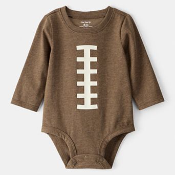 Baby Boy Carter's Football Long-Sleeve Graphic Bodysuit