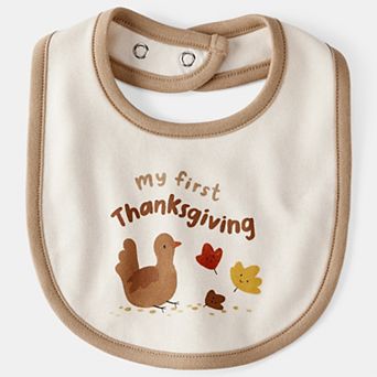 Baby Carter's My First Thanksgiving Teething Bib