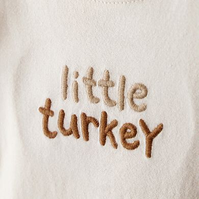 Baby Carter's Little Turkey Long-Sleeve Cotton Bodysuit