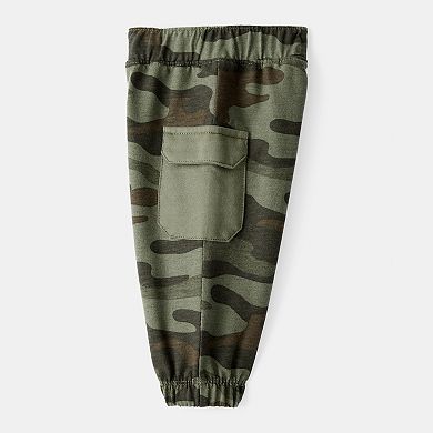 Baby Boy Carter's Camping Camo Long-Sleeve Bodysuit & Pant Set
