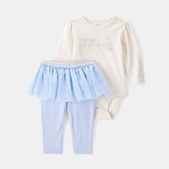 Baby Girl Carter's Princess Era Bodysuit & Tutu Pant Set