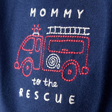 Baby Boy Carter's 2-pc. Fire Truck Print Long-Sleeve Bodysuit & Pant Set