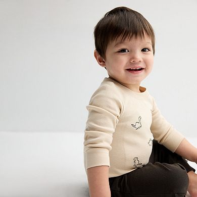 Baby Carter's 2-Piece Dinosaur Long-Sleeve Bodysuit & Pant Set