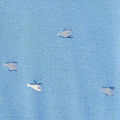 Baby Boy Carter's Helicopter Long Sleeve Bodysuit, Vest, & Joggers Set