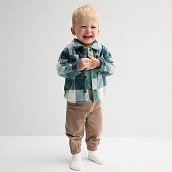 Baby Boy Carter's 3 pc Plaid Jacket, Tee & Pants Set