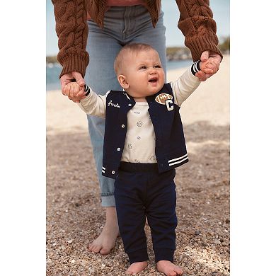 Baby Carter's 3-pc. Varsity Jacket, Bodysuit & Pants Set