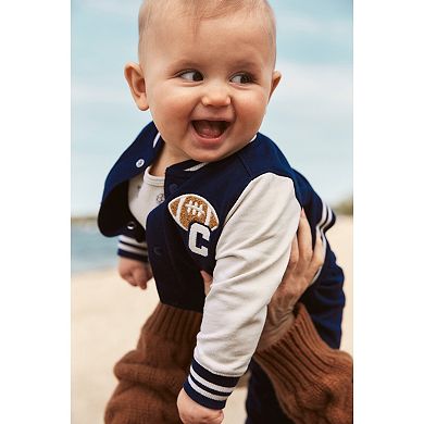 Baby Carter's 3-pc. Varsity Jacket, Bodysuit & Pants Set
