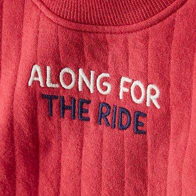 Baby Carter's 3-pc. "Along For The Ride" Cardigan, Bodysuit & Pants Set