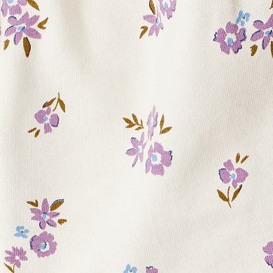 Baby Girl Carter's 3-pc. Floral Vest, Long Sleeve Bodysuit & Leggings Set