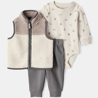 Baby Boy Carter's 3 pc Bodysuit, Vest & Pant Set