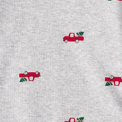 Baby Boy Carter's 3-pc. Christmas Tree & Truck Print Vest, Bodysuit & Pant Set