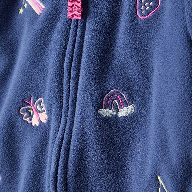 Baby Girl Carter's 3-pc. Art Print Jacket, Bodysuit & Pant Set