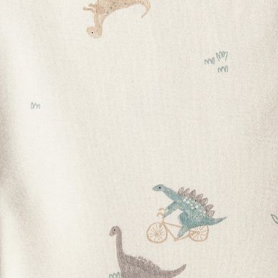 Baby Carter's 3-pc. Quilted Dinosaur Vest, Bodysuit & Pant Set