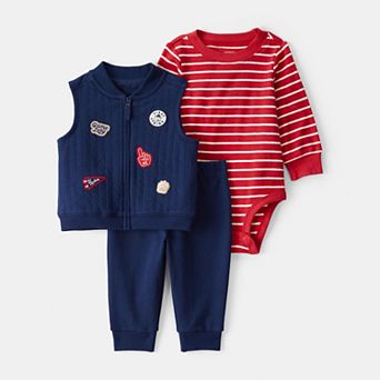 Baby Boy Carter's 3 pc Vest, Bodysuit & Pant Set