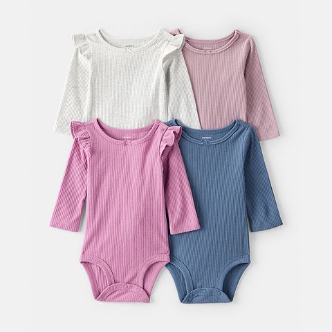 Детское боди Carter's с длинным рукавом, 4 шт