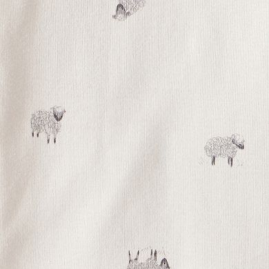 Baby Boy Carter's 4-Pack Sheep Print Long-Sleeve Bodysuits