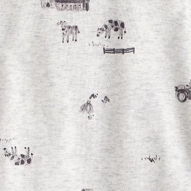 Baby Boy Carter's 4-Pack Sheep Print Long-Sleeve Bodysuits