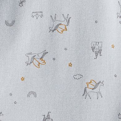 Baby Girl Carter's 4-Pack Unicorn & Star Print Long-Sleeve Bodysuits