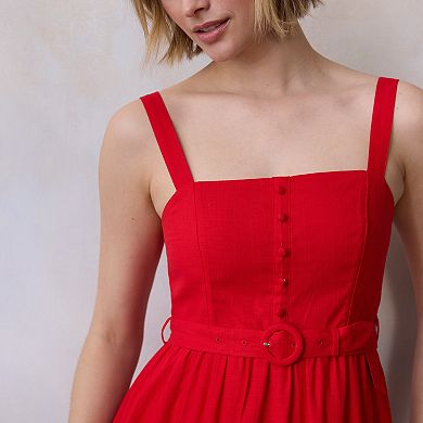 Women's LC Lauren Conrad Tiered Midi Picnic Dress