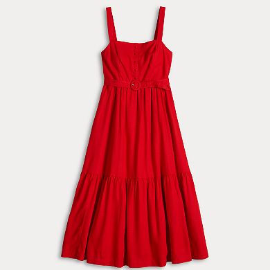 Women's LC Lauren Conrad Tiered Midi Picnic Dress