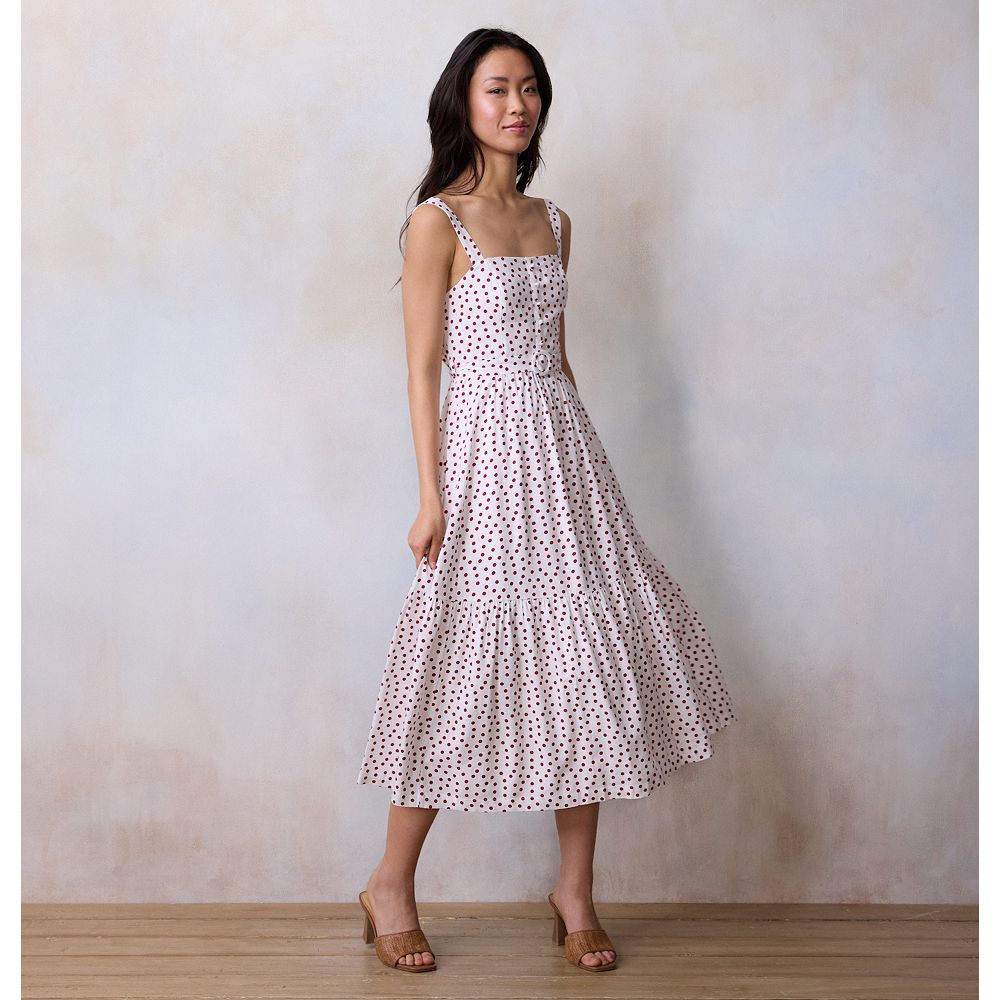 Women's LC Lauren Conrad Tiered Midi Picnic Dress