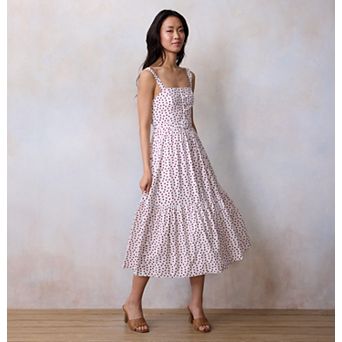 Women's LC Lauren Conrad Tiered Midi Picnic Dress