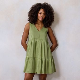 Women's LC Lauren Conrad Tiered Mini Swing Dress