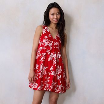 Women's LC Lauren Conrad Tiered Mini Swing Dress