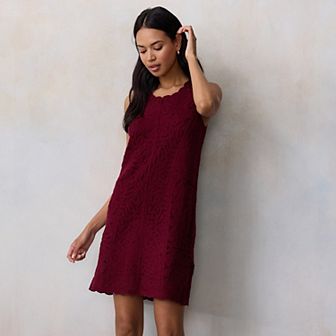 Women's LC Lauren Conrad Crochet Mini Dress