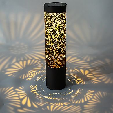 Teamson Home Solar Pathway Cutout Pattern Light Stake 4-pk