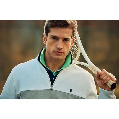 Men's IZOD Advantage Performance Quarter Zip Fleece Pullover