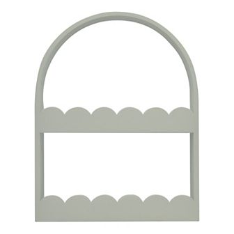 16" x 20" Scalloped 2 tier Arched Shelf