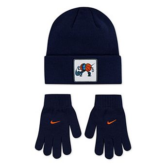 Kids' 8-20 Nike Basketball Beanie & Gloves Set