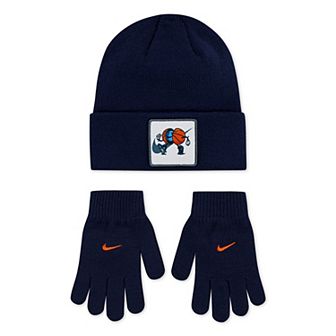 Kids' 8-20 Nike Sports Patch Beanie & Gloves Set